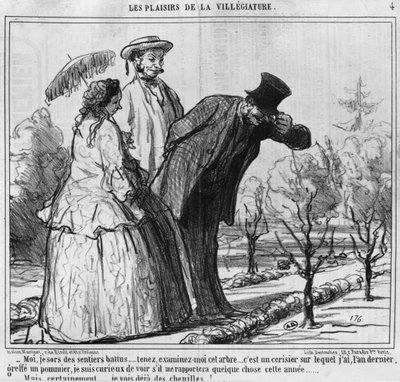 Les Plaisirs de la Villegiature, illustration from 